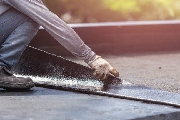 Professional Crawl Space Encapsulation technician working in Helenville, WI
